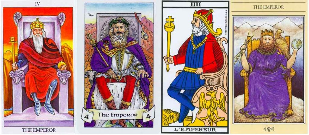 The Emperor - Major Arcana Tarot Card 4